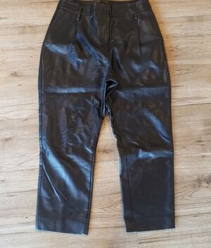 IORANE Vegan Black Leather Womens Pant